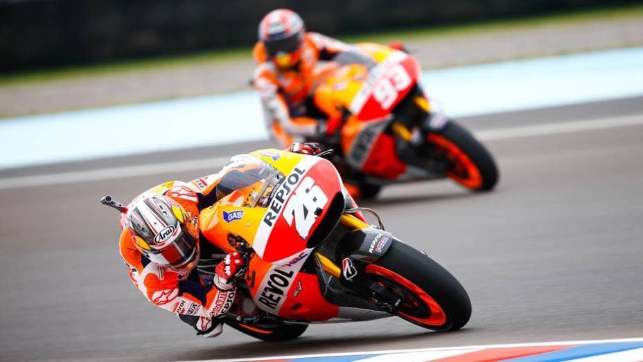 Galeria de Quatro Rodas da MotoGP - Argentina (sexta) - Dani Pedrosa | <a href="https://beta-develop.quatrorodas.abril.com.br/moto/noticias/marc-marquez-mais-rapido-dia-argentina-780861.shtml" rel="migration">Leia mais</a>