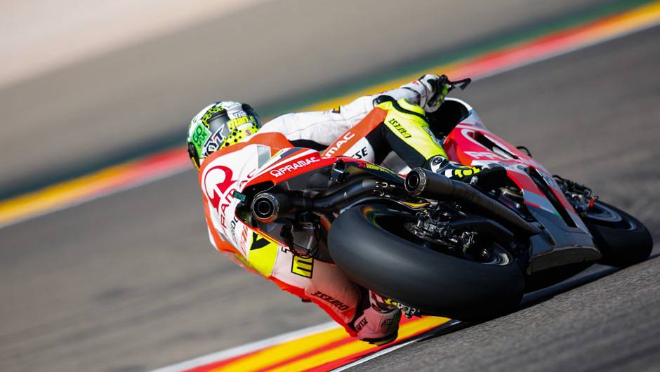 Iannone fez &oacute;timo tempo e terminou em terceiro | <a href="https://beta-develop.quatrorodas.abril.com.br/moto/noticias/motogp-marquez-crava-11a-pole-ano-802760.shtml" rel="migration">Leia mais</a>