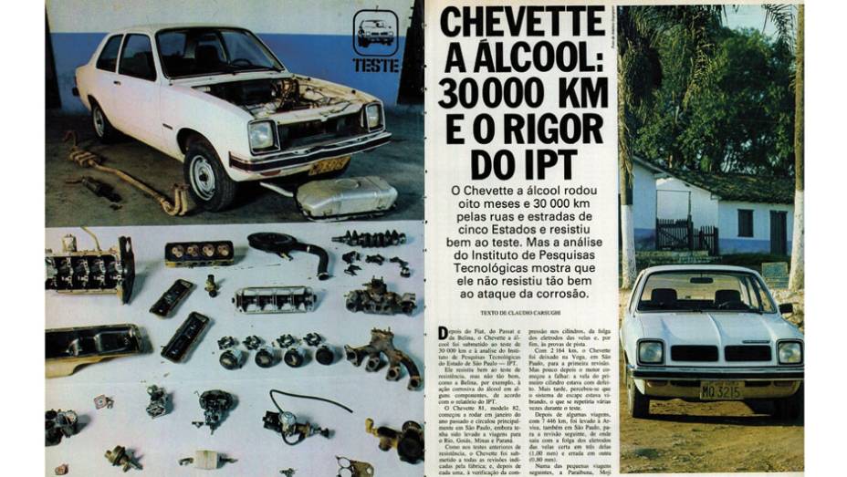 Chevrolet Chevette: depois de oito meses, o carro parecia ter resistido bem aos 30 mil quilômetros, mas descobrimos que a corrosão acabou tomando conta do GM. | <a href="https://beta-develop.quatrorodas.abril.com.br/acervodigital/home.aspx?edicao=273&pg=31" rel="migration">Leia mais</a>