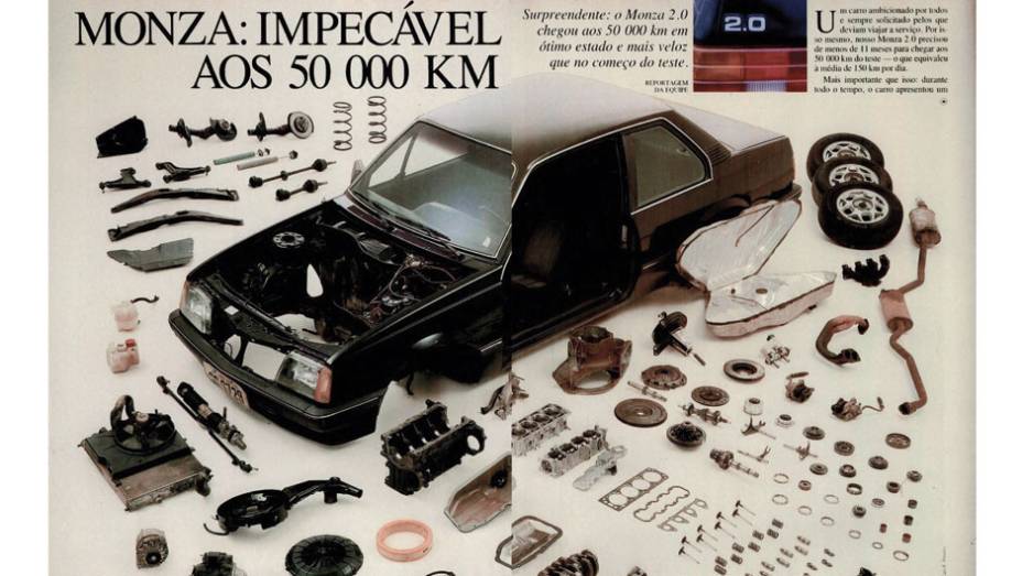 Chevrolet Monza 2.0: grata surpresa, o carro chegou ao desmonte em ótimo estado e com desempenho melhor do que no começo do teste. | <a href="https://beta-develop.quatrorodas.abril.com.br/acervodigital/home.aspx?edicao=329&pg=27" rel="migration">Leia mais</a>