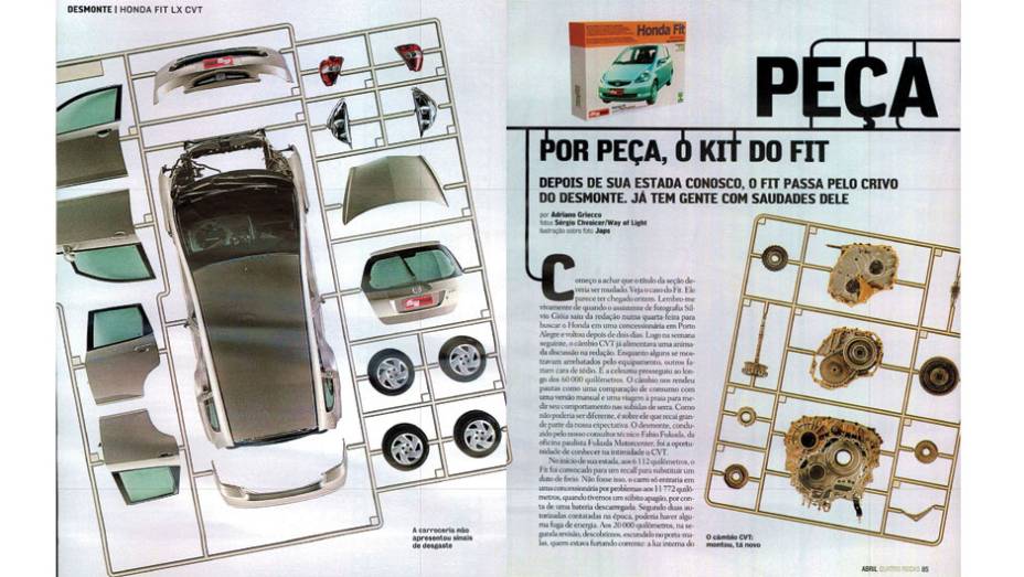 Honda Fit: o monovolume foi um dos modelos mais íntegros da história do Longa Duração, e praticamente todas suas peças passaram pelos 60 mil quilômetros sem problemas. O Fit deixou saudades na redação... | <a href="https://beta-develop.quatrorodas.abril.com.br/acervodi" rel="migration"></a>