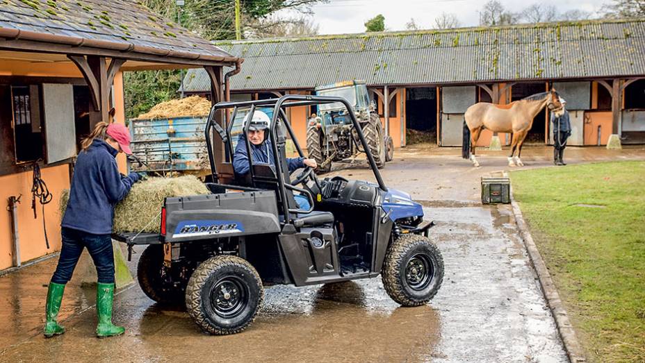 O Ranger EV elétrico trabalha em silêncio | <a href="https://beta-develop.quatrorodas.abril.com.br/moto/testes/atv-utv-polaris-2013-742351.shtml" rel="migration">Leia mais</a>