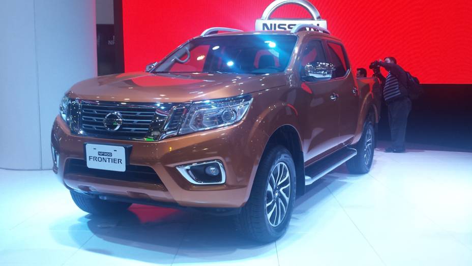 Da Nissan, vimos a nova Frontier que s&oacute; chegar&aacute; ao mercado em 2017