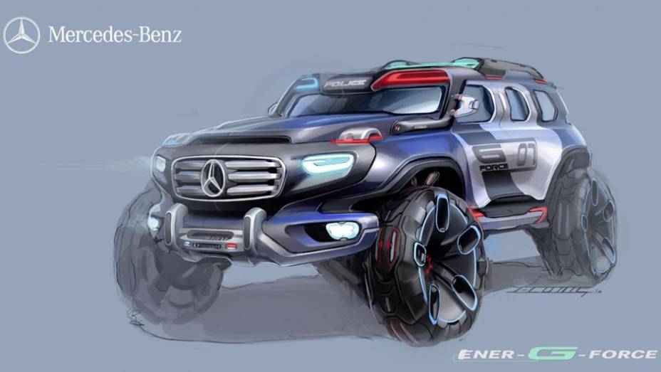 SUV conceitual da Mercedes-Benz chamado Ener-G Force | <a href="https://beta-develop.quatrorodas.abril.com.br/saloes/los-angeles/2012/mercedes-benz-ener-g-force-724386.shtml" rel="migration">Leia mais</a>