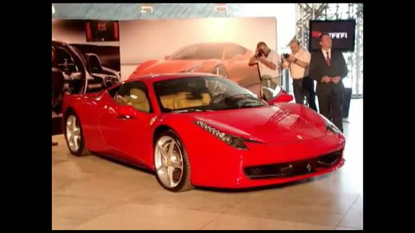 Apresentação da Ferrari 458 Itália no Brasil