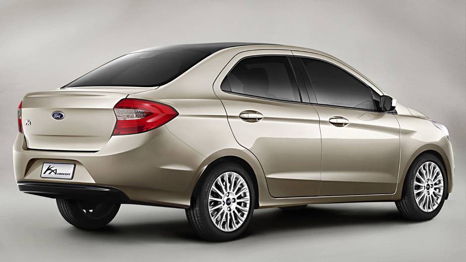 A traseira tem traços parecidos com os do Ka hatch, mas há quem note semelhanças com o Chevrolet Prisma | <a href="https://beta-develop.quatrorodas.abril.com.br/noticias/fabricantes/ford-divulga-imagens-oficiais-novo-ka-sedan-772215.shtml" rel="migration">Leia mais</a> A traseira tem traços parecidos com os do Ka hatch, mas há quem note semelhanças com o Chevrolet Prisma | <a href="https://beta-develop.quatrorodas.abril.com.br/noticias/fabricantes/ford-divulga-imagens-oficiais-novo-ka-sedan-772215.shtml" rel="migration">Leia mais</a>