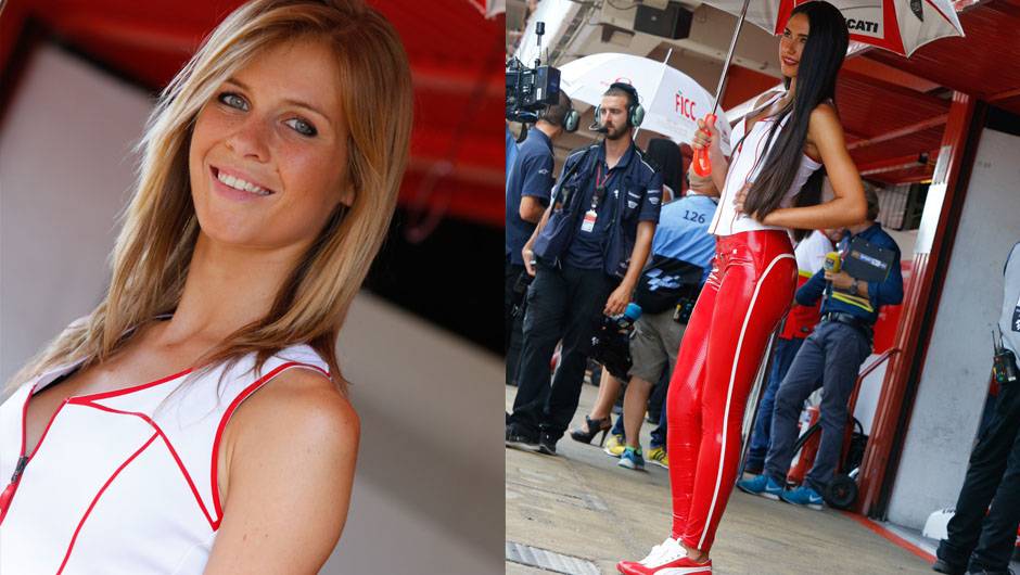 As garotas mais bonitas da etapa da Catalunha da MotoGP | <a href="https://beta-develop.quatrorodas.abril.com.br/moto/noticias/motogp-marquez-vence-corrida-emocionante-barcelona-786084.shtml" rel="migration">Leia mais</a>