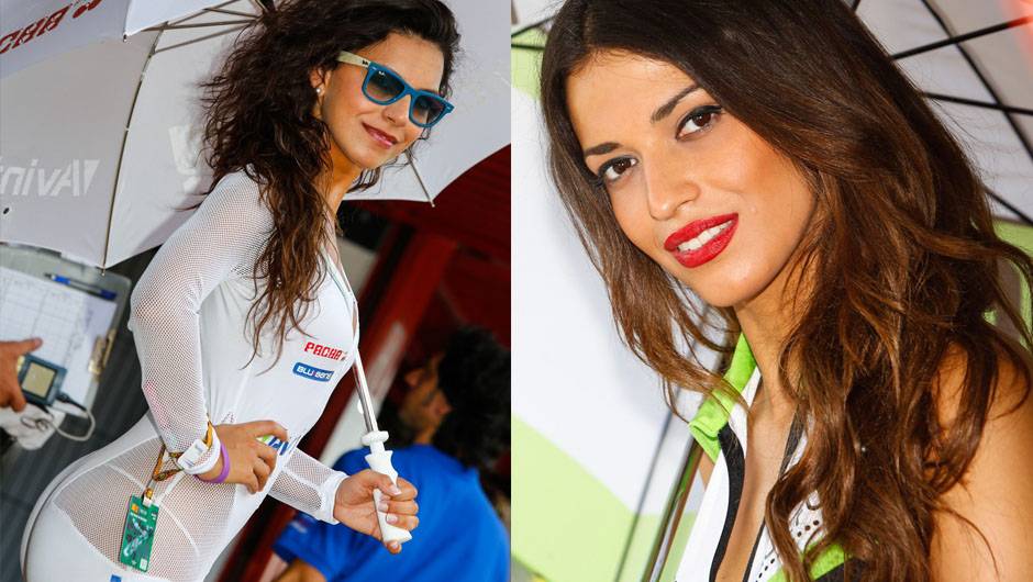 As garotas mais bonitas da etapa da Catalunha da MotoGP | <a href="https://beta-develop.quatrorodas.abril.com.br/moto/noticias/motogp-marquez-vence-corrida-emocionante-barcelona-786084.shtml" rel="migration">Leia mais</a>
