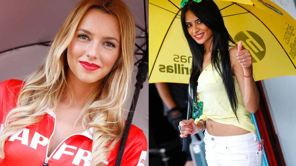 As garotas mais bonitas da etapa da Catalunha da MotoGP | <a href="https://beta-develop.quatrorodas.abril.com.br/moto/noticias/motogp-marquez-vence-corrida-emocionante-barcelona-786084.shtml" rel="migration">Leia mais</a>