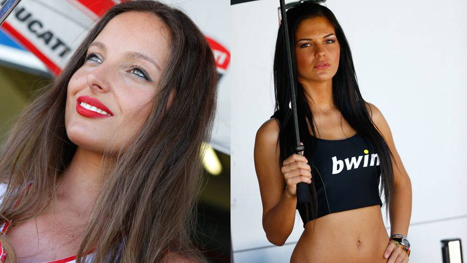 Garotas que embelezaram a etapa espanhola da MotoGP | <a href="https://beta-develop.quatrorodas.abril.com.br/moto/noticias/quatro-vezes-marquez-781513.shtml" rel="migration">Leia mais</a>