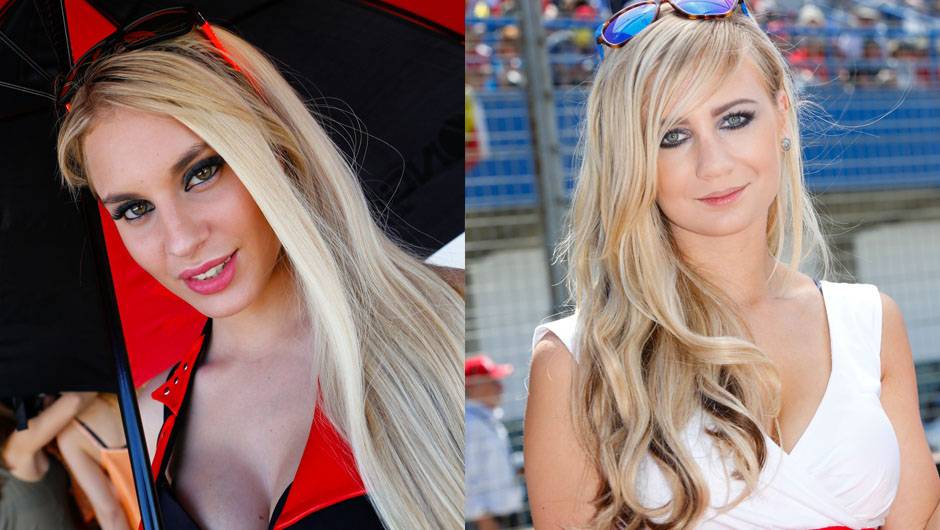 Garotas que embelezaram a etapa espanhola da MotoGP | <a href="https://beta-develop.quatrorodas.abril.com.br/moto/noticias/quatro-vezes-marquez-781513.shtml" rel="migration">Leia mais</a>