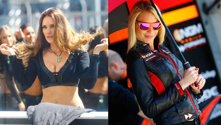 As mais exuberantes garotas da etapa de Le Mans, na Fran&ccedil;a, da MotoGP | <a href="https://beta-develop.quatrorodas.abril.com.br/moto/galerias/competicoes/motogp-franca-domingo-783151.shtml" rel="migration">Leia mais</a>
