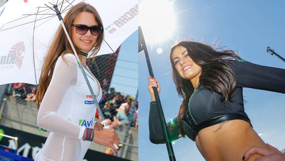 As mais exuberantes garotas da etapa de Le Mans, na Fran&ccedil;a, da MotoGP | <a href="https://beta-develop.quatrorodas.abril.com.br/moto/galerias/competicoes/motogp-franca-domingo-783151.shtml" rel="migration">Leia mais</a>