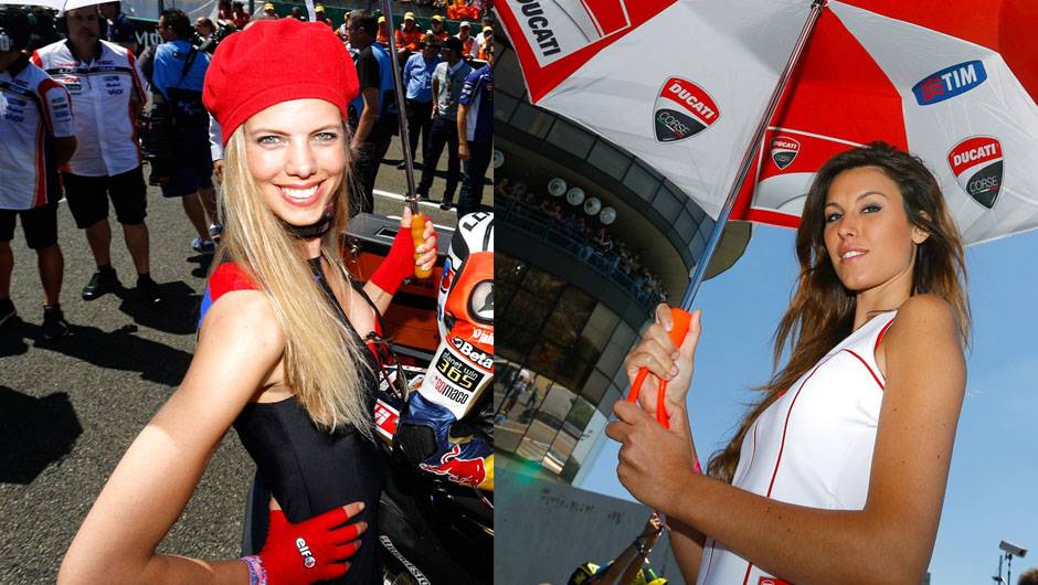 As mais exuberantes garotas da etapa de Le Mans, na Fran&ccedil;a, da MotoGP | <a href="https://beta-develop.quatrorodas.abril.com.br/moto/galerias/competicoes/motogp-franca-domingo-783151.shtml" rel="migration">Leia mais</a>