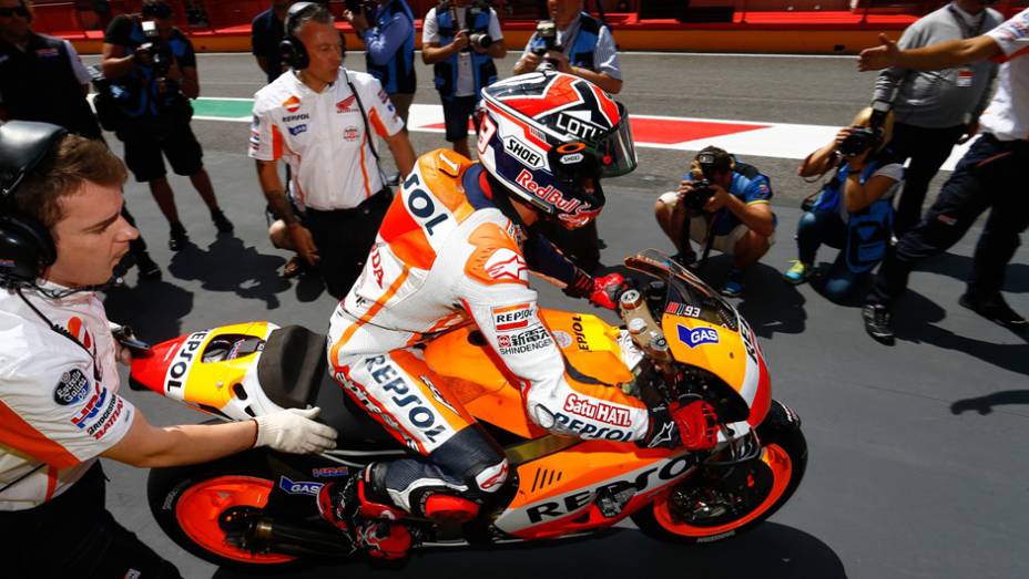 Marc Márquez faz sexta pole consecutiva | <a href="https://beta-develop.quatrorodas.abril.com.br/moto/noticias/marc-marquez-mantem-regularidade-pole-mugello-784738.shtml" rel="migration">Leia mais</a>