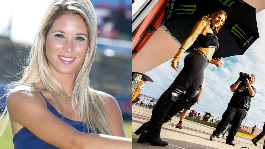 Seleção de imagens com as mais belas garotas da etapa argentina da MotoGP | <a href="https://beta-develop.quatrorodas.abril.com.br/moto/noticias/marquez-show-vence-terceira-ano-780924.shtml" rel="migration">Leia mais</a>