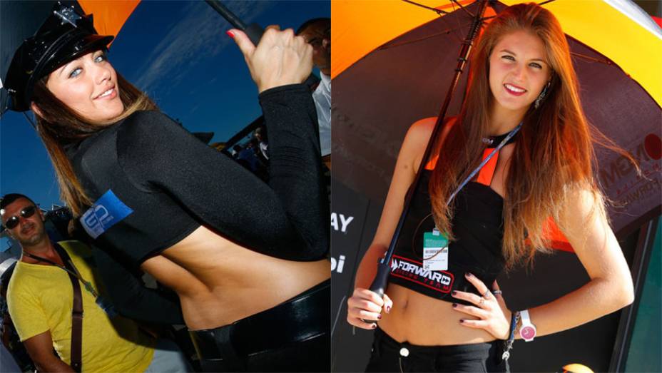 Veja as belas garotas da MotoGP, etapa de Misano | <a href="https://beta-develop.quatrorodas.abril.com.br/moto/noticias/valentino-rossi-vence-casa-torcida-faz-festa-pista-799871.shtml" rel="migration">Leia mais</a>