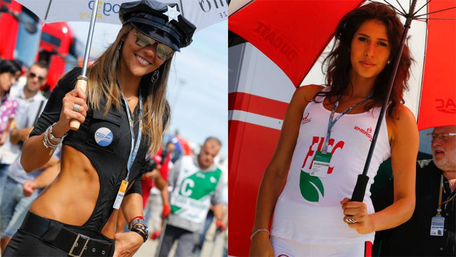 Veja as belas garotas da MotoGP, etapa de Misano | <a href="https://beta-develop.quatrorodas.abril.com.br/moto/noticias/valentino-rossi-vence-casa-torcida-faz-festa-pista-799871.shtml" rel="migration">Leia mais</a>