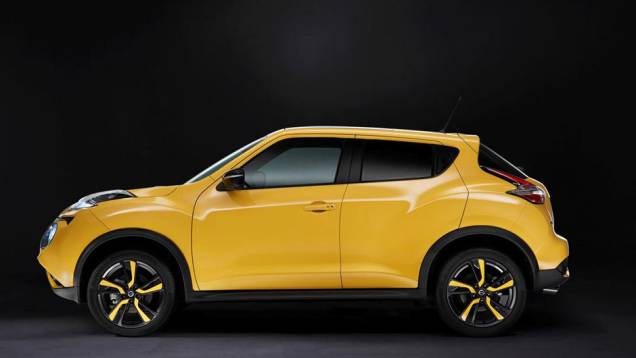 Pouca coisa mudou deste &acirc;ngulo; somente as rodas &eacute; que s&atilde;o novas | <a href="https://beta-develop.quatrorodas.abril.com.br/noticias/saloes/genebra-2014/nissan-renova-crossover-juke-775338.shtml" rel="migration">Leia mais</a>