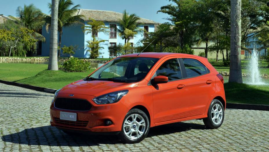 A cor Laranja é a mesma do EcoSport | <a href="https://beta-develop.quatrorodas.abril.com.br/carros/lancamentos/ford-ka-794793.shtml" rel="migration">Leia mais</a>