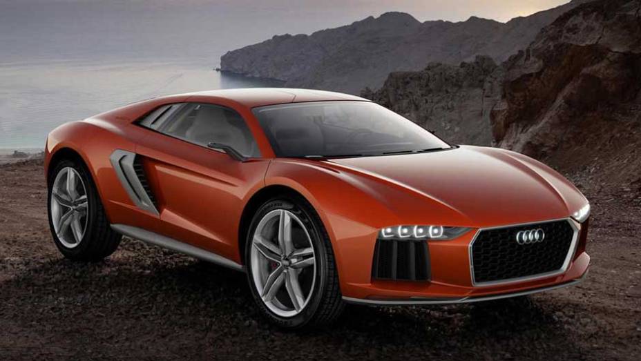 Grande surpresa da Audi, o Nanuk quattro lembra um R8 com roupagem aventureira | <a href="https://beta-develop.quatrorodas.abril.com.br/saloes/frankfurt/2013/audi-nanuk-quattro-concept-753021.shtml" rel="migration">Leia mais</a>