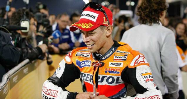Casey Stoner, da Honda, o vencedor do GP de abertura da MotoGP 2011 Casey Stoner, da Honda, o vencedor do GP de abertura da MotoGP 2011