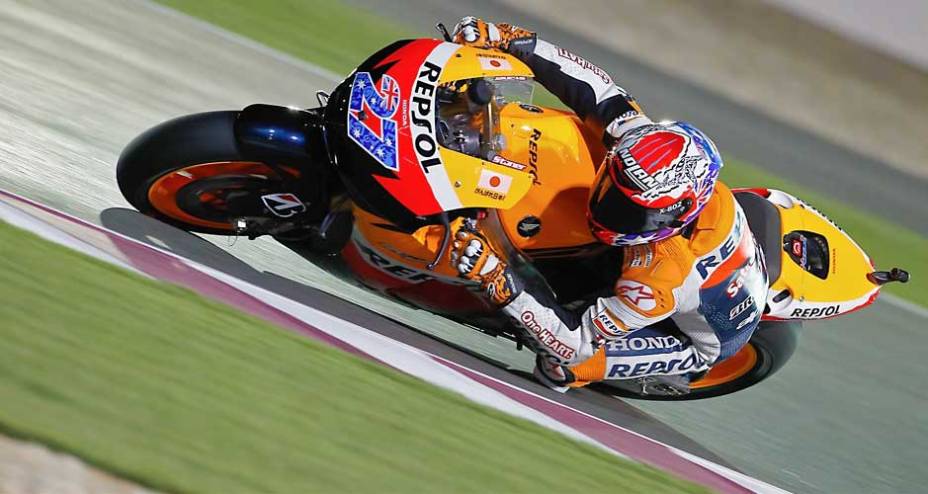 O australiano Casey Stoner, da Repsol Honda Team