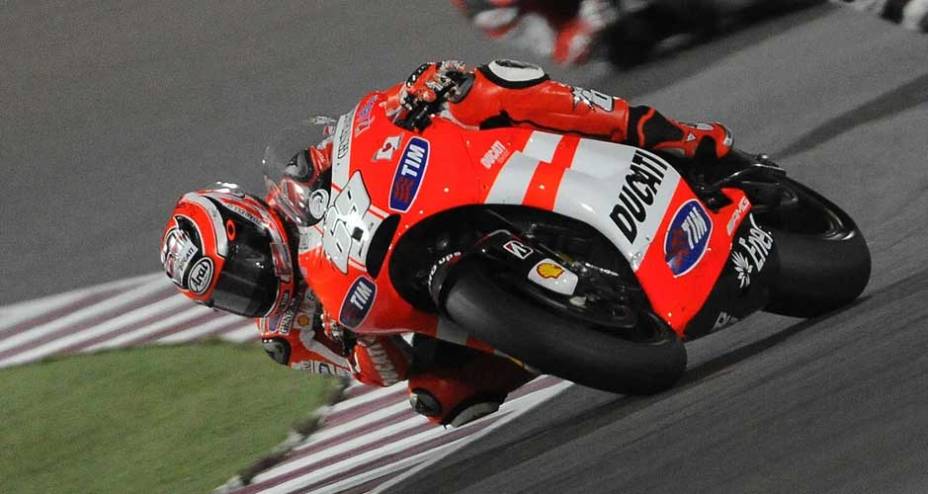Nicky Hayden, companheiro de Rossi na Ducati, foi o nono Nicky Hayden, companheiro de Rossi na Ducati, foi o nono