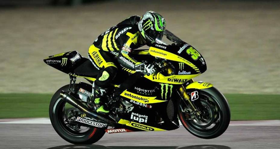 Cal Crutchlow, da Monster Yamaha Tech 3, fez sua estreia na MotoGP Cal Crutchlow, da Monster Yamaha Tech 3, fez sua estreia na MotoGP