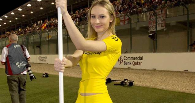 Garotas embelezam o GP do Qatar Garotas embelezam o GP do Qatar