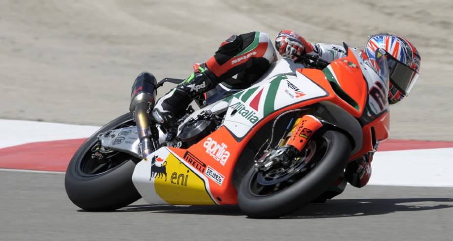 Companheiro de time de Biaggi, Leon Camier fez o 11&ordm; melhor tempo