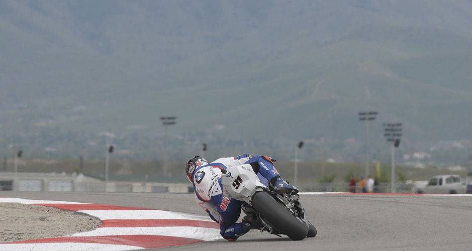 Com sua BMW, Leon Haslam sai em 12º lugar Com sua BMW, Leon Haslam sai em 12º lugar