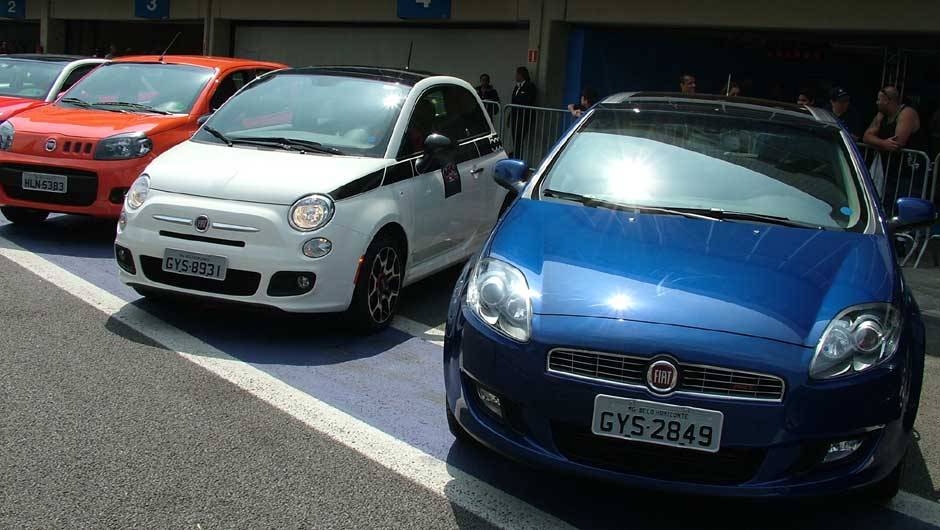 Carros da Fiat no QRX 2011