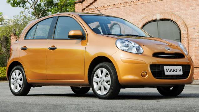 Valores do March v&atilde;o de R$ 27.790 a R$ 39.990 <a href="https://beta-develop.quatrorodas.abril.com.br/carros/lancamentos/nissan-march-640874.shtml" rel="migration">Leia mais</a>