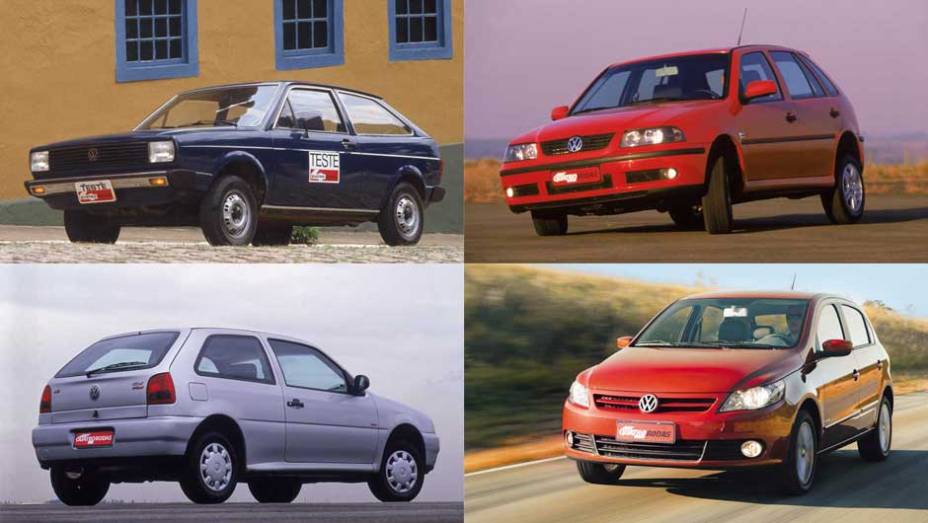 Lá se vão 35 anos desde o lançamento do Gol: o carro não conseguiu ser tão carismático quanto o Fusca, mas superou o clássico VW nas vendas e permaneceu na liderança do mercado por 27 anos | <a href="https://beta-develop.quatrorodas.abril.com.br/reportagens/classicos/go" rel="migration"></a>