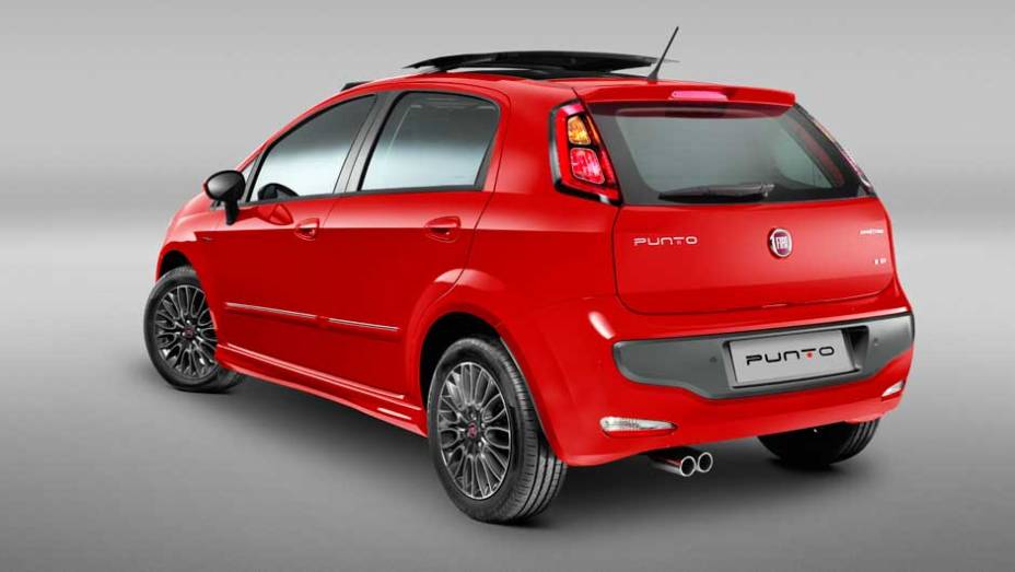 Novas rodas de liga leve e sa&iacute;das de escapamento duplas diferenciam a Sporting | <a href="https://beta-develop.quatrorodas.abril.com.br/carros/lancamentos/fiat-punto-2013-693625.shtml" target="_blank" rel="migration">Leia mais</a>