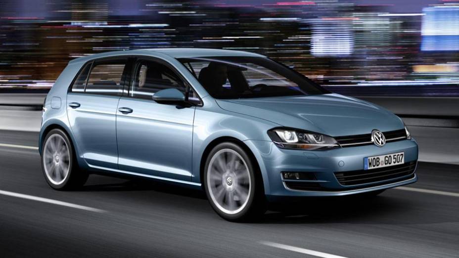 Volkswagen divulgou a sétima geração do Golf | <a href="https://beta-develop.quatrorodas.abril.com.br/saloes/paris/2012/golf-chega-setima-geracao-702391.shtml" rel="migration">Leia mais</a>