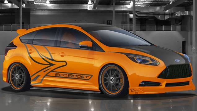 A Ford investiu muitas de suas fichas na em diversas unidades do Focus ST. A unidade customizada pela Bojix Design recebeu novo body kit, aperfeiçoamentos no sistema de freios e suspensão A Ford investiu muitas de suas fichas na em diversas unidades do Focus ST. A unidade customizada pela Bojix Design recebeu novo body kit, aperfeiçoamentos no sistema de freios e suspensão