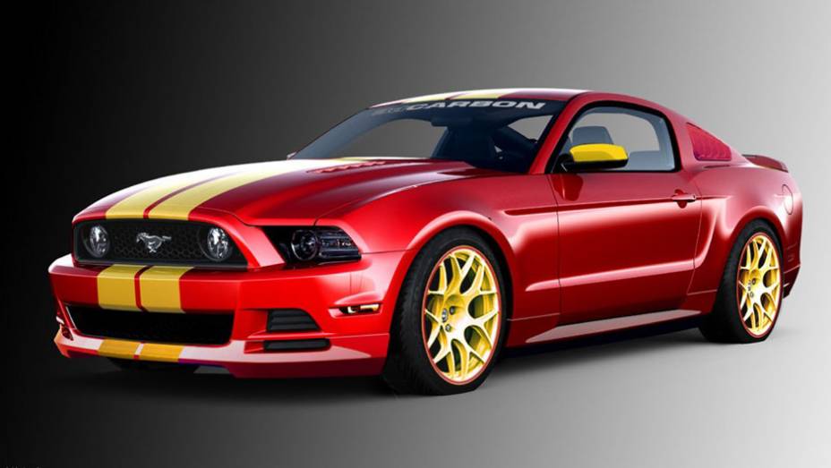 Ford Mustang preparado pela 3d Carbon