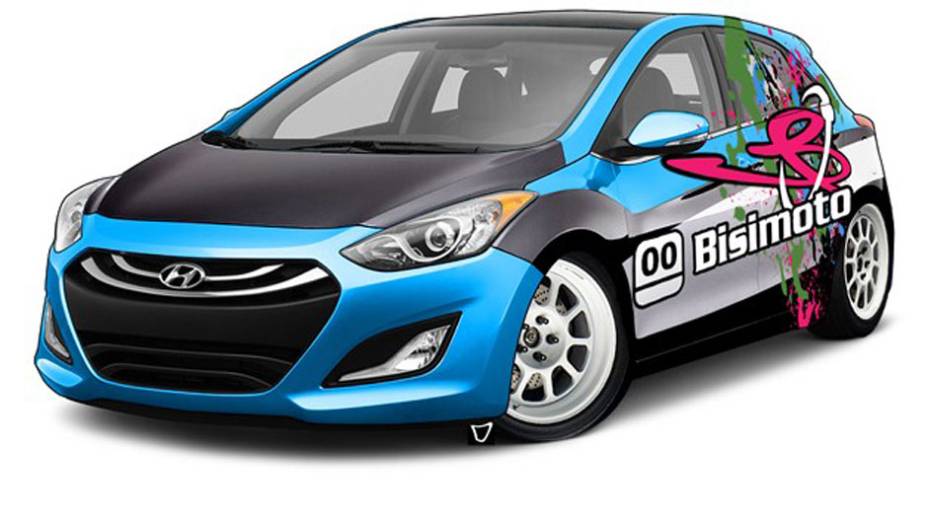 A Bisimoto, empresa especializada em realizar upgrade nos modelos da Honda, apresentou um Elantra no evento. Com modificações pesadas voltadas para arrancada, o modelo agora gera 600 cv