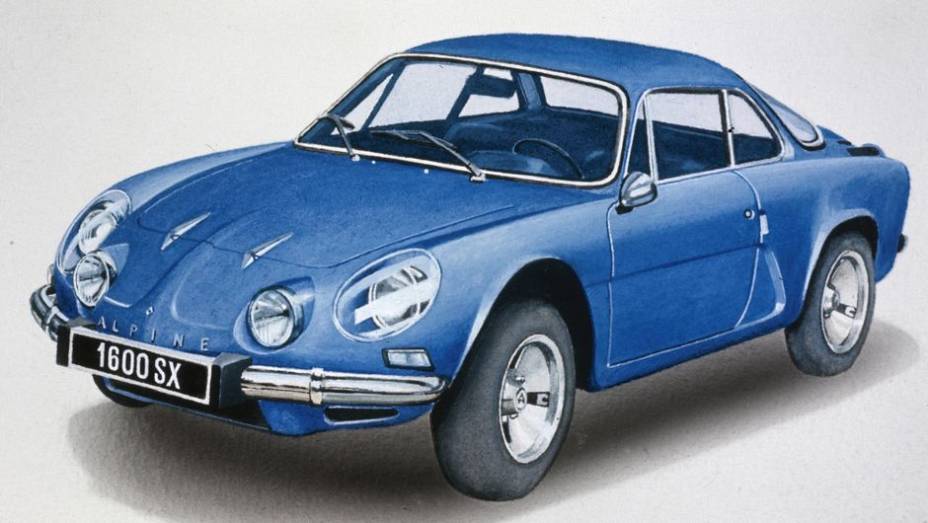 O A110 1600S SX foi um dos últimos modelos produzidos pela Alpine, na década de 1970 | <a href="https://beta-develop.quatrorodas.abril.com.br/noticias/fabricantes/renault-caterham-produzirao-nova-linha-alpine-714806.shtml" rel="migration">Leia mais</a>