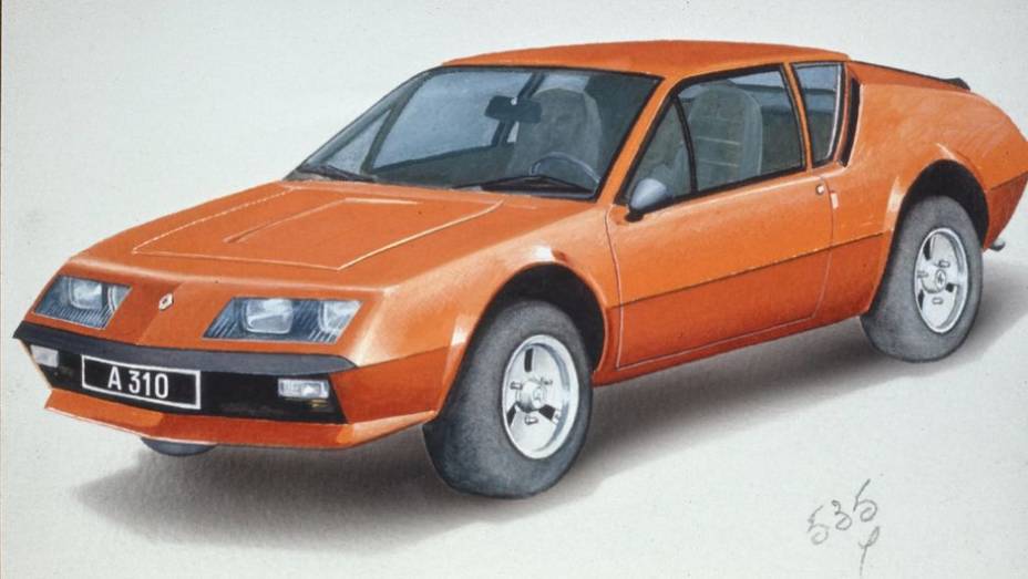 Nesta foto de cat&aacute;logo, quem aparece &eacute; o Alpine A310 | <a href="https://beta-develop.quatrorodas.abril.com.br/noticias/fabricantes/renault-caterham-produzirao-nova-linha-alpine-714806.shtml" rel="migration">Leia mais</a>