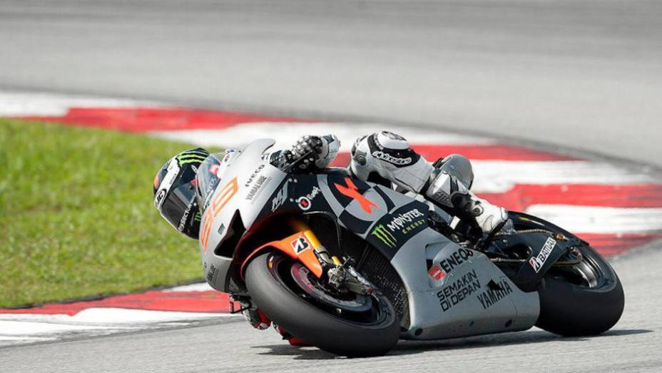 Jorge Lorenzo n&atilde;o superou Pedrosa e ficou com o segundo melhor tempo. <a href="https://beta-develop.quatrorodas.abril.com.br/moto/noticias/motogp-pedrosa-mais-rapido-sepang-734603.shtml" rel="migration">Leia mais</a>