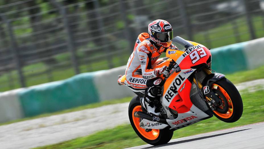 Marc M&aacute;rquez (Repsol Honda Team) ficou com o quarto melhor tempo. <a href="https://beta-develop.quatrorodas.abril.com.br/moto/noticias/motogp-lorenzo-supera-pedrosa-sepang-734732.shtml" rel="migration">Leia mais</a>