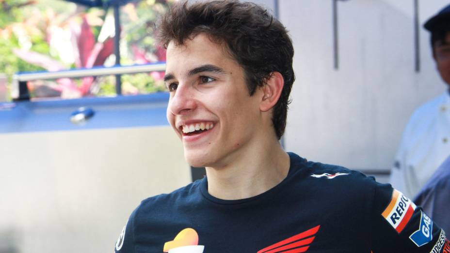 O jovem piloto espanhol Marc M&aacute;rquez (Repsol Honda Team) promete dar trabalho em 2013. <a href="https://beta-develop.quatrorodas.abril.com.br/moto/noticias/motogp-lorenzo-supera-pedrosa-sepang-734732.shtml" rel="migration">Leia mais</a>