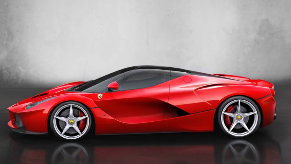 Aerodinâmica auxilia esportivo a atingir a velocidade máxima de 350 km/h | <a href="https://beta-develop.quatrorodas.abril.com.br/saloes/genebra/2013/ferrari-revela-laferrari-735265.shtml" rel="migration">Leia mais</a>