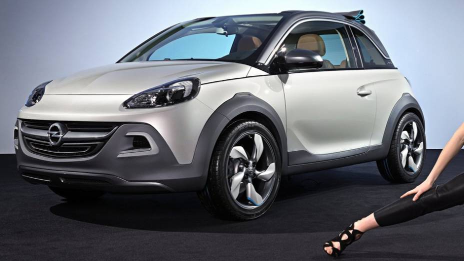 Opel Adam Rocks Concept ganhou alguns traços "off-road" | <a href="https://beta-develop.quatrorodas.abril.com.br/saloes/genebra/2013/opel-adam-rocks-concept-735283.shtml" rel="migration">Leia mais</a>