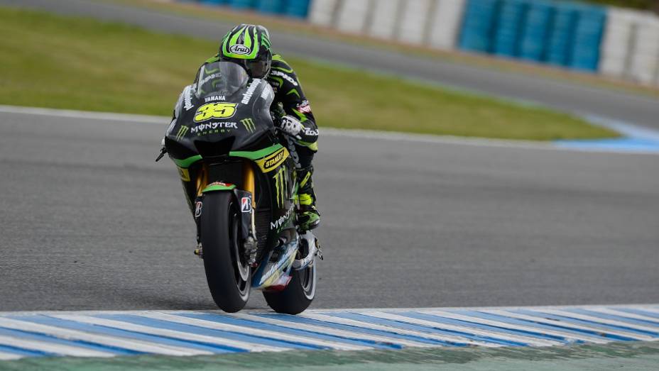 Cal Crutchlow (Monster Yamaha Tech 3) foi o mais rápido em Jerez | <a href="https://beta-develop.quatrorodas.abril.com.br/moto/noticias/motogp-yamaha-lidera-testes-jerez-737049.shtml" rel="migration">Leia mais</a>