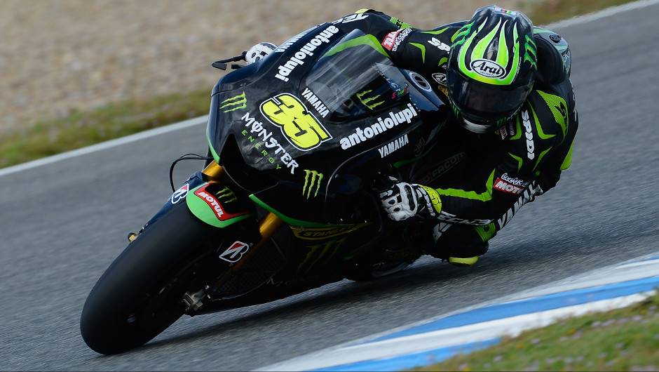 Brit&acirc;nico Cal Crutchlow surpreendeu em Jerez | <a href="https://beta-develop.quatrorodas.abril.com.br/moto/noticias/motogp-yamaha-lidera-testes-jerez-737049.shtml" rel="migration">Leia mais</a>