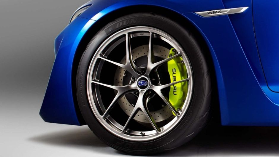 As rodas de liga-leve s&atilde;o de 20 polegadas | <a href="https://beta-develop.quatrorodas.abril.com.br/saloes/new-york/2013//subaru-wrx-concept-737153.shtml" rel="migration">Leia mais</a>